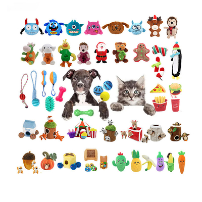 Aggressives Chewers quietschen wechselwirkende Puzzlespiel-Verstecken-Plüsch-Kauen-Hundehaustier-Spielwaren