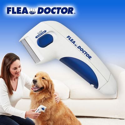 Hallupets-Hundehaustier-elektrischer Floh-Kamm-Entferner-elektrischer Floh und Tick Comb