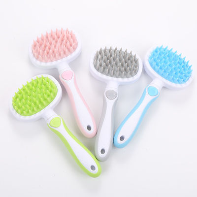 Weiche Zahn-Hundemassage bürsten 92g 19.5*9*5cm Cat Grooming Brush Comb