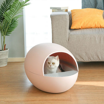 Lärmarme Ei-Art Selbstreinigung Cat Litter Box Toilet Semi schloss Spritzen-desodorierendes Mittel ein