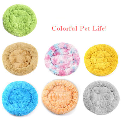 Donut-Cat Bed Faux Fur Dog-Bett für mittlerer kleiner Hundeselbsterwärmungsumarmungs-Haustier-Bett-Luxusmatte