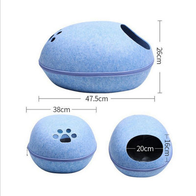 Umweltfreundlicher Breathable netter abnehmbarer Ei-Form-Hund Cat Cave Bed für Haustier-Versorgungen