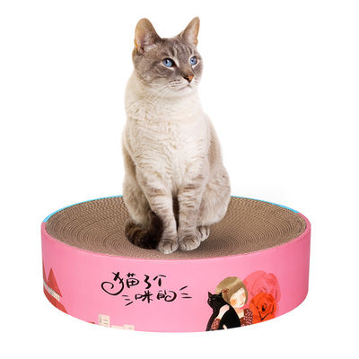 2 In1 dauerhafte Runde Cat Scratcher Bed Pad u. Aufenthaltsraum 1000g