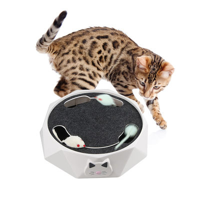 Die verrückte Maus, die Cat Scratcher Toy Electric Cat jagt, spielt mit laufende Mäuse 712g