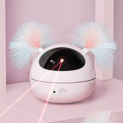 Automatisches Cat Laser Toys Interactive Kitten-Spielzeug für Innenkatzen gelegentliches drehendes Smart AN/AUS-elektronische RoboterCat Feat
