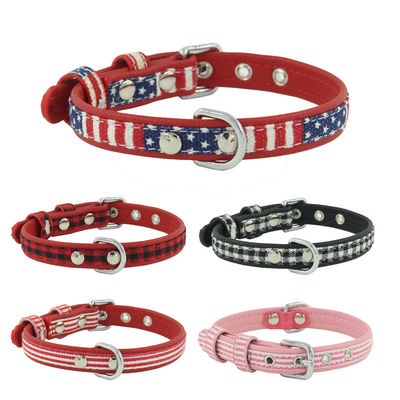 Kundengebundener Druck personifizierte Logo Dog Collar Adjustable Pet-Hundhals-Gurt