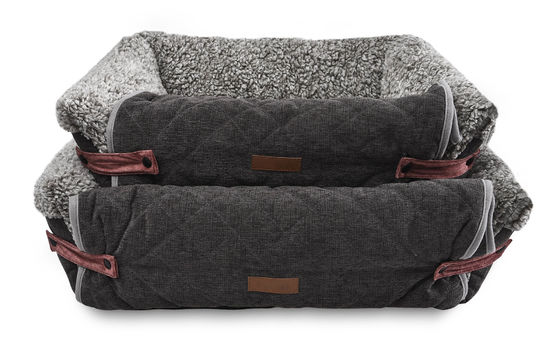 Abnehmbare Grey Dog Sofa Cushion With entfernbare Matte Flip Cover Comfortable Pet Beds