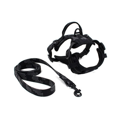 Moderne reflektierende Breathable weiche Luft Mesh Chest Strap Traction Rope stellte Hunde bekleiden Leine ein