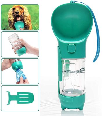 Gehen 2 in 1 Hundewasser-Flasche mit Heck-Tasche und freier Haustier-Tränke der Schaufel-BPA