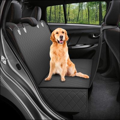 Fahrzeug angebrachte Hunderücksitz-Abdeckung Mat Black Waterproof 137*147cm