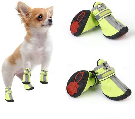 Berufsnicht Beleg-einziger Gummihund, der Schuh-reflektierenden Welpen-Wanderstiefel wandert