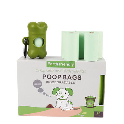 20 Rolls-Knochen-Zufuhr-sackt biologisch abbaubares Hundeheck freundliche Welpen-Versorgungen Eco ein