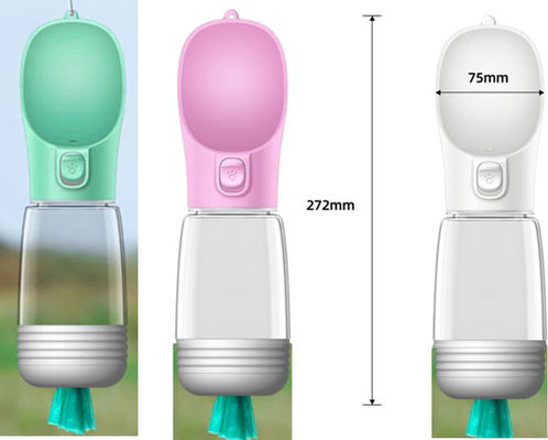Freien-tragbare Schoßhunde reisen Wasser-Flasche 350ml Soem mit b-Heck-Taschen-Zufuhr