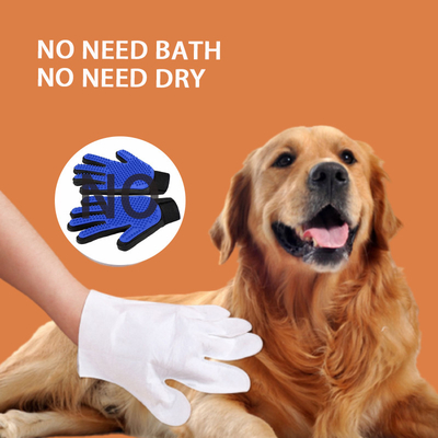 Reinigungsbakterien-Schmutz-trockener Berührenhaustier-Handschuh-Wegwerfhund im Freien Cat No Washing
