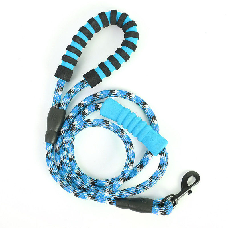 EVA Reflective Double Handle Dog-Leinen-Hunderundseil mit Clip und aufgefülltem Griff 180cm