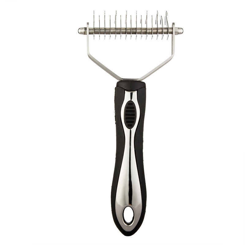 Edelstahl verfolgt Cat Massage Comb Brushes Pet-Pflegenwerkzeuge ausdehnen Haar-Kamm