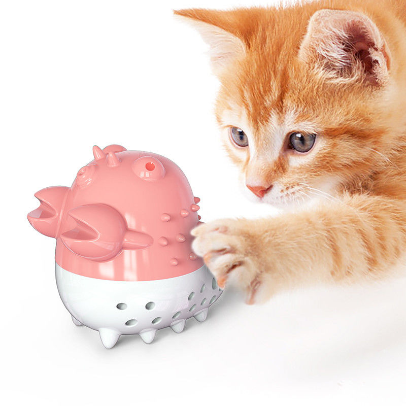 Panzerkrebs-Cat Grooming Tools Toothbrush Chew-Ball-Katzenminzen-Reinigungs-und Pflegenzahn-Spielwaren mit Ton