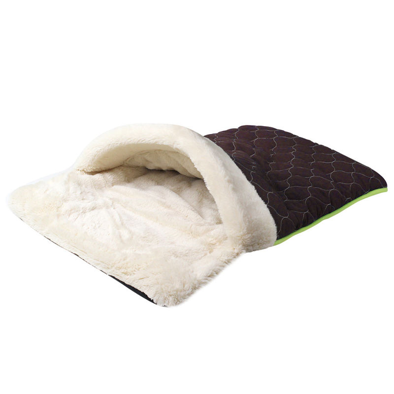 Breathable Bett des einzigartigen des Umschlagplüschs des Steppdeckenformhaustierbetts modernen dauerhaften Katzenbetts Hunde, Katzenhöhle
