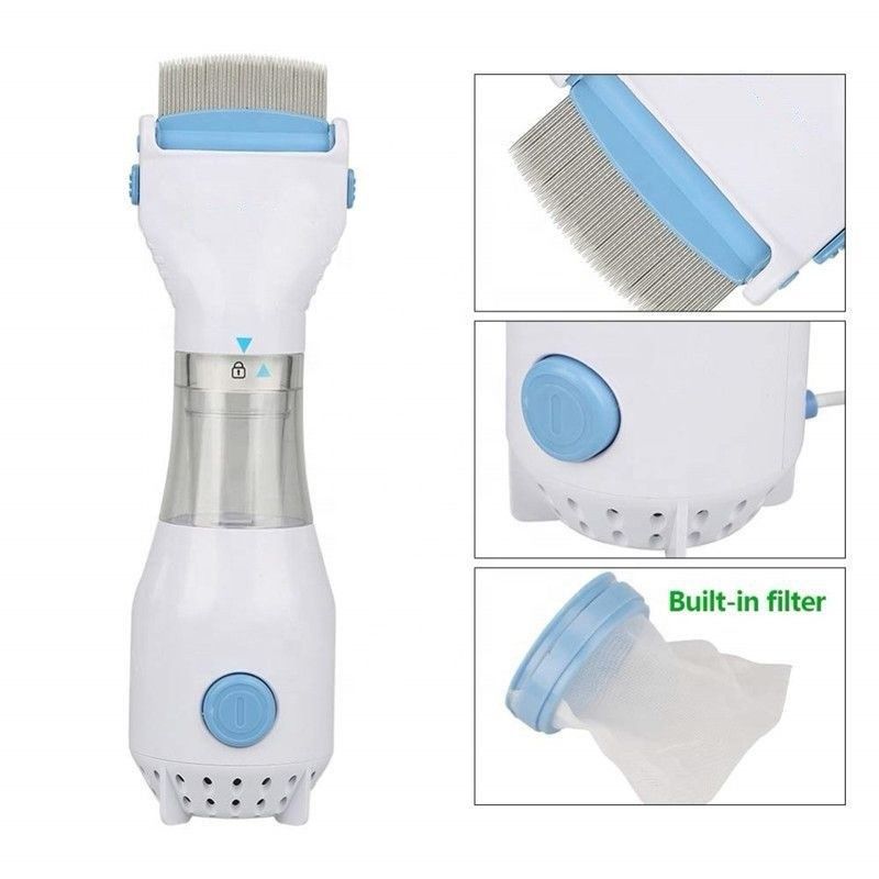 Cat Dog Electric Flea Remover-Kamm-Haustier-Floh-Laus-Reiniger und Pflegenkamm