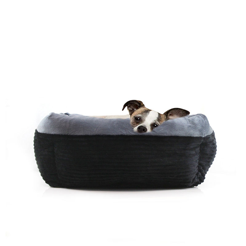 Rechteck-Plüsch-Hunde-Cat Bed Self-Warming Deep Sleep-Haustier betten Kordsamt-Haustiere betten waschbares bequemes Hundesofa