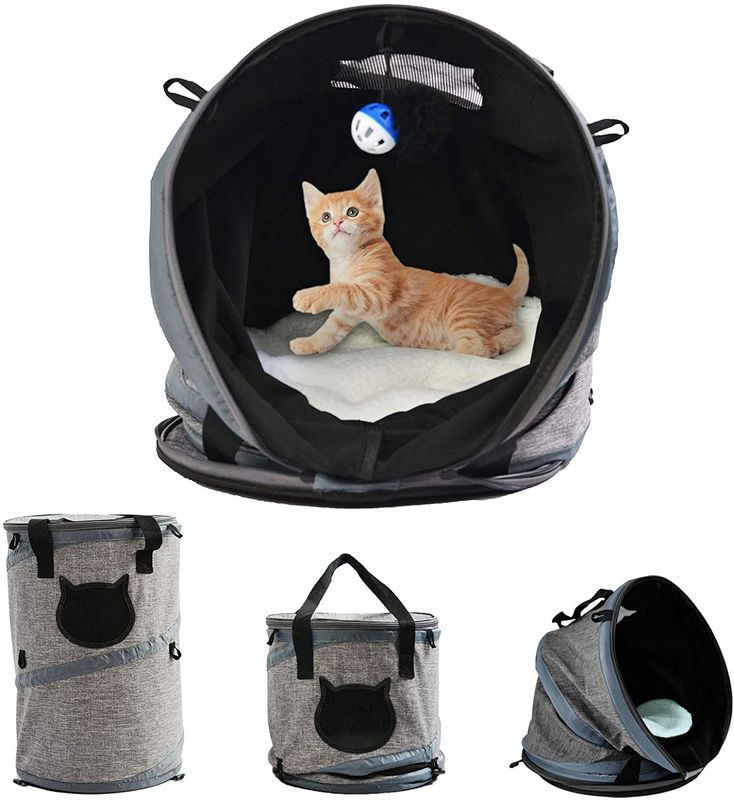 3 in 1 Cat Bag Carrier Backpack mit Vlies-Matte
