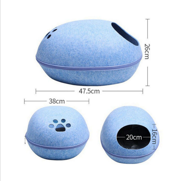 Umweltfreundlicher Breathable netter abnehmbarer Ei-Form-Hund Cat Cave Bed für Haustier-Versorgungen