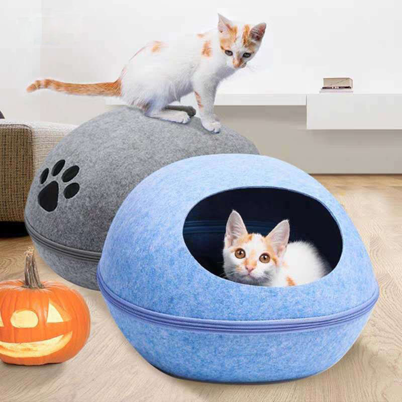 Umweltfreundlicher Breathable netter abnehmbarer Ei-Form-Hund Cat Cave Bed für Haustier-Versorgungen