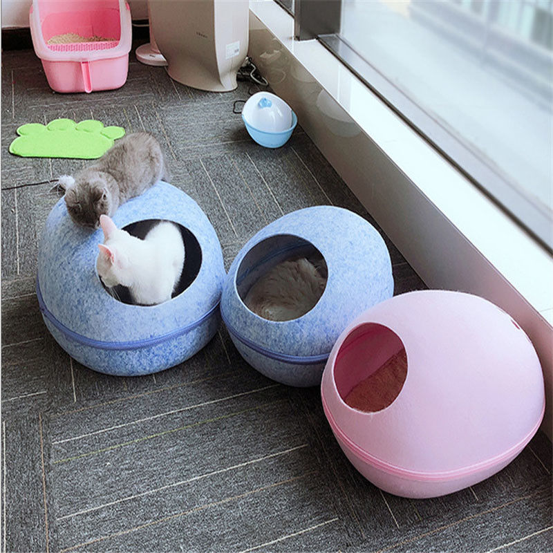 Umweltfreundlicher Breathable netter abnehmbarer Ei-Form-Hund Cat Cave Bed für Haustier-Versorgungen