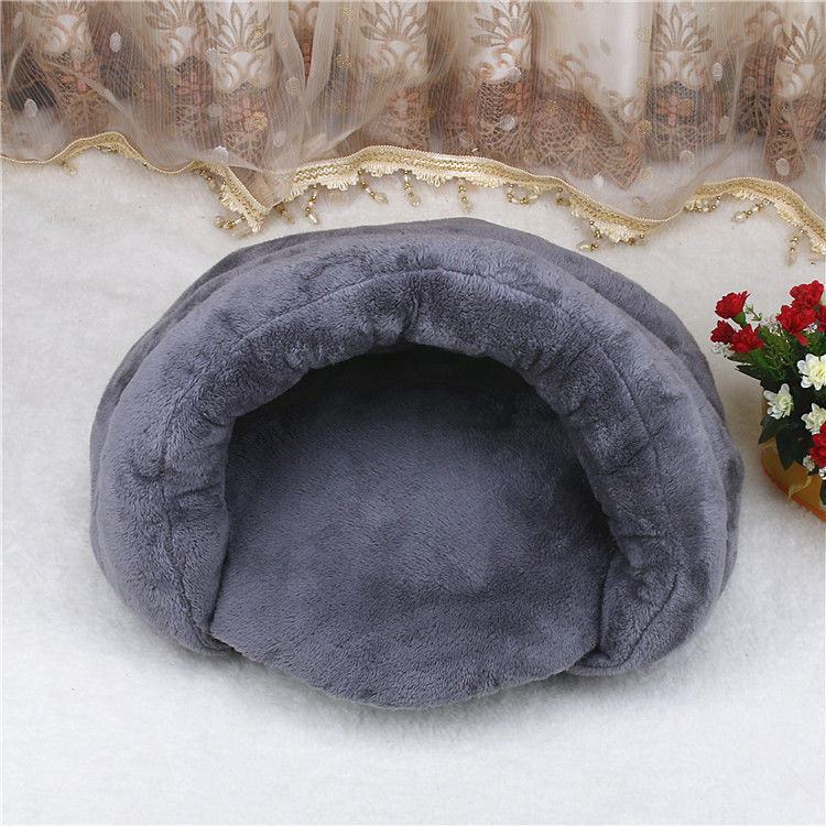 Mode-Cat Nest Comfortable Pet Bed-Tunnel für warmes Cat House Soft Cat Cave-Bett