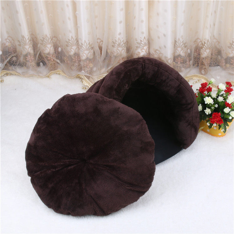 Mode-Cat Nest Comfortable Pet Bed-Tunnel für warmes Cat House Soft Cat Cave-Bett