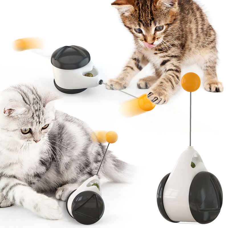 Innen-Cat Pet Toys With Catnip-Trommel Balance Interactive Kitten Cat Training Wheel