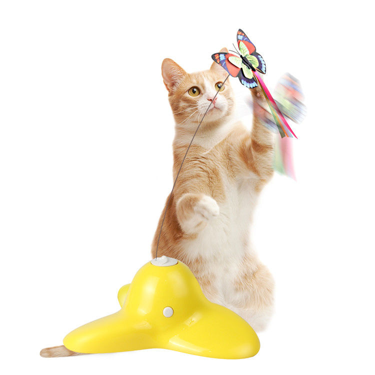 elektrischer drehender Schmetterling Cat Toy 285g Cat Pet Toys Flutter Bug