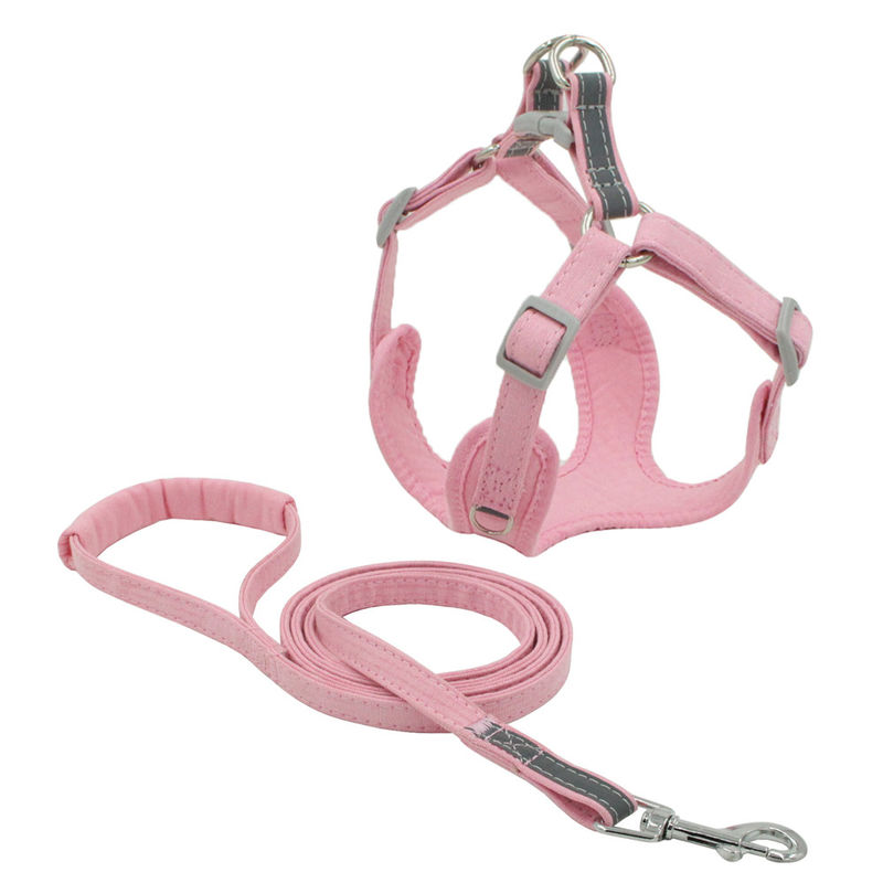 Breathable Leine Hunde des Sicherheits-bequeme reflektierende Baumwollhundekasten- und -geschirrleinensatzes