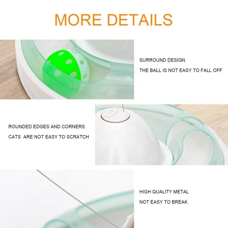 Elektrische drehende Cat Pet Toys With Ball, die langweiligen Selbsthe Schmetterling Cat Toy entlastet