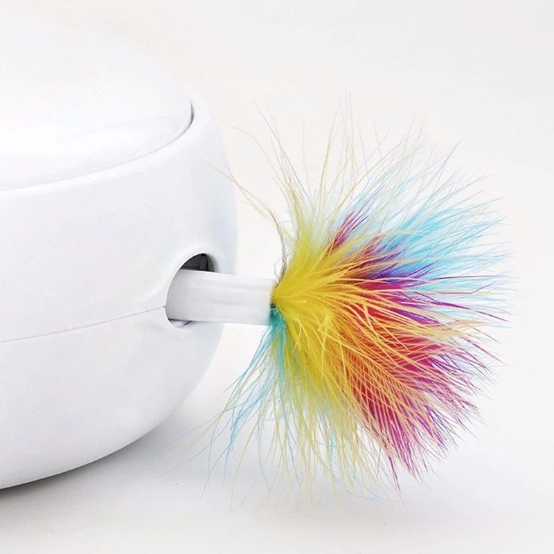 Elektrische intelligente Rotation automatische Cat Toy Feather Cat Toy