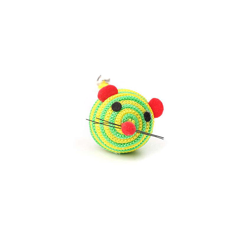 Nylonmäuse schnur-Seil-Bell Cat Pet Toys With A fangen Cat Mouse Toy
