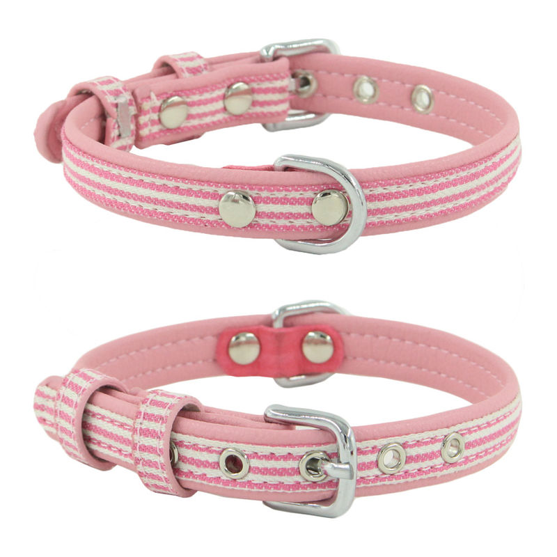 Kundengebundener Druck personifizierte Logo Dog Collar Adjustable Pet-Hundhals-Gurt