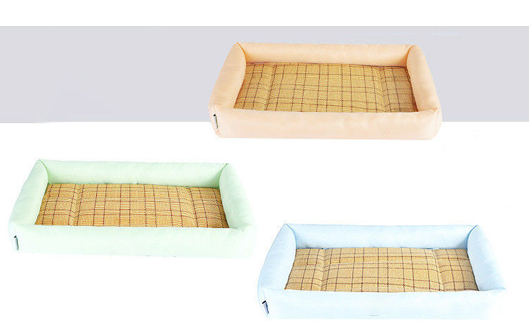 Abkühlendes Welpen-Schlafenbett Straw Bamboo Cozy Summer Dog-Bett-650g