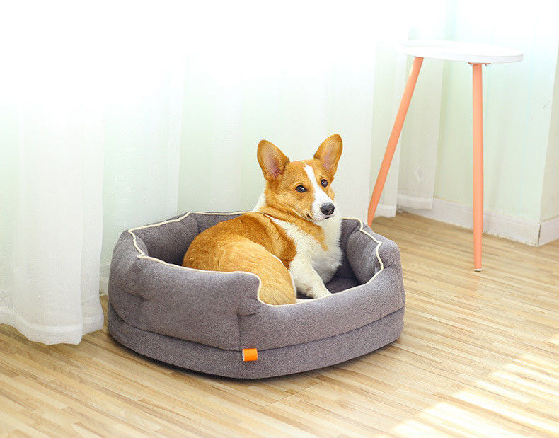 Abnehmbares bequemes Haustier-Bett ringsum orthopädischen Hund Sofa Sponge Massage Deep Sleep