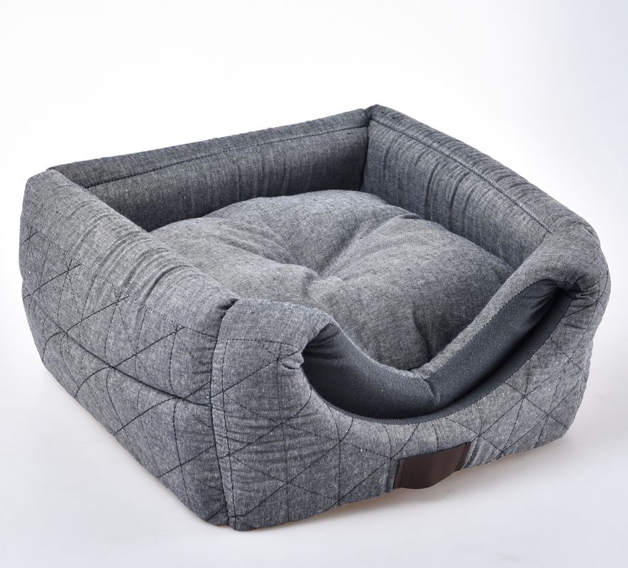 3 in 1 faltendem Cat Cave Dir Resistant Comfortable-Haustier-Bett Grey Cat Bed House