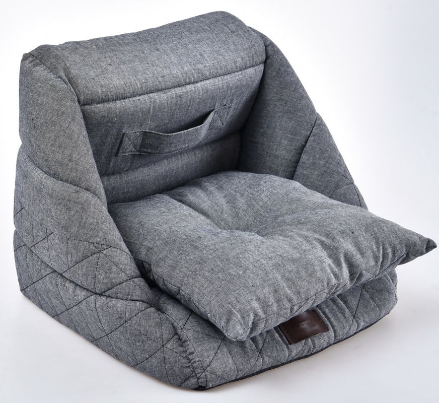 3 in 1 faltendem Cat Cave Dir Resistant Comfortable-Haustier-Bett Grey Cat Bed House