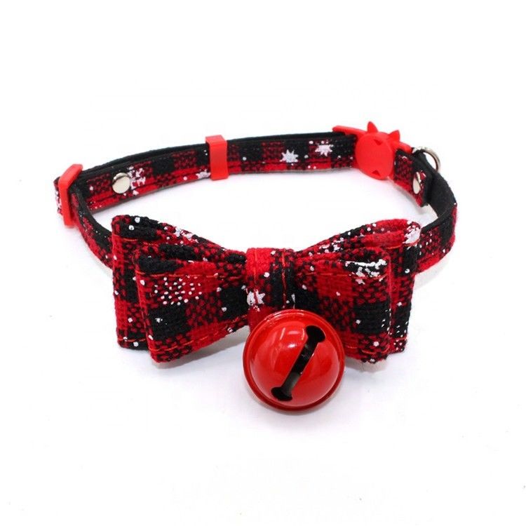 BSCI-Kragen-Leinen-Geschirr stellte abgespaltenes justierbares Sicherheits-Weihnachten Cat Collar Bell ein