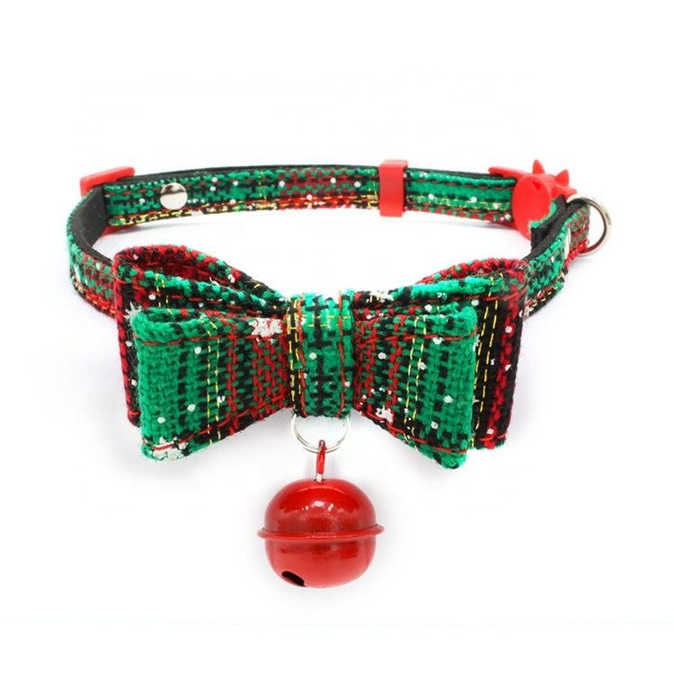 BSCI-Kragen-Leinen-Geschirr stellte abgespaltenes justierbares Sicherheits-Weihnachten Cat Collar Bell ein