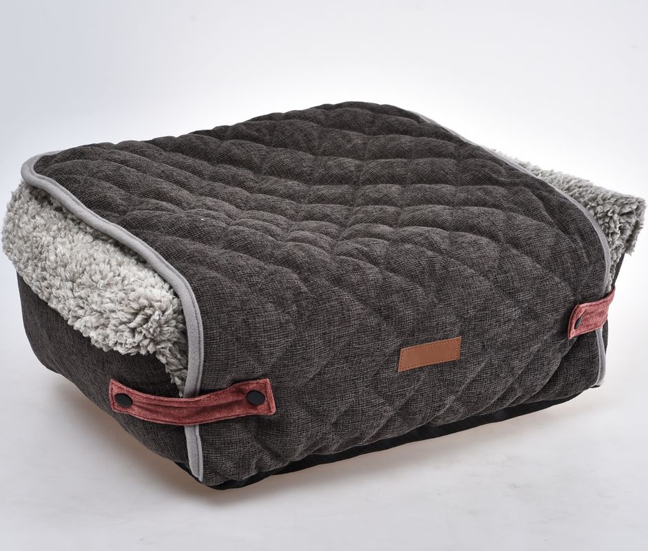 Abnehmbare Grey Dog Sofa Cushion With entfernbare Matte Flip Cover Comfortable Pet Beds