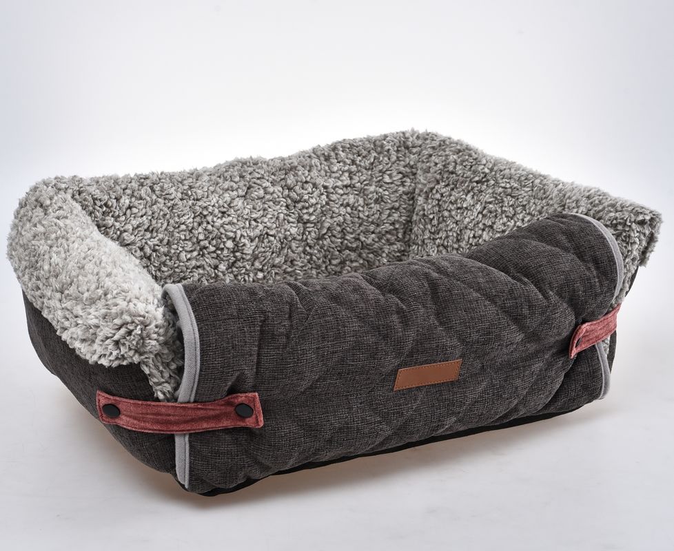 Abnehmbare Grey Dog Sofa Cushion With entfernbare Matte Flip Cover Comfortable Pet Beds