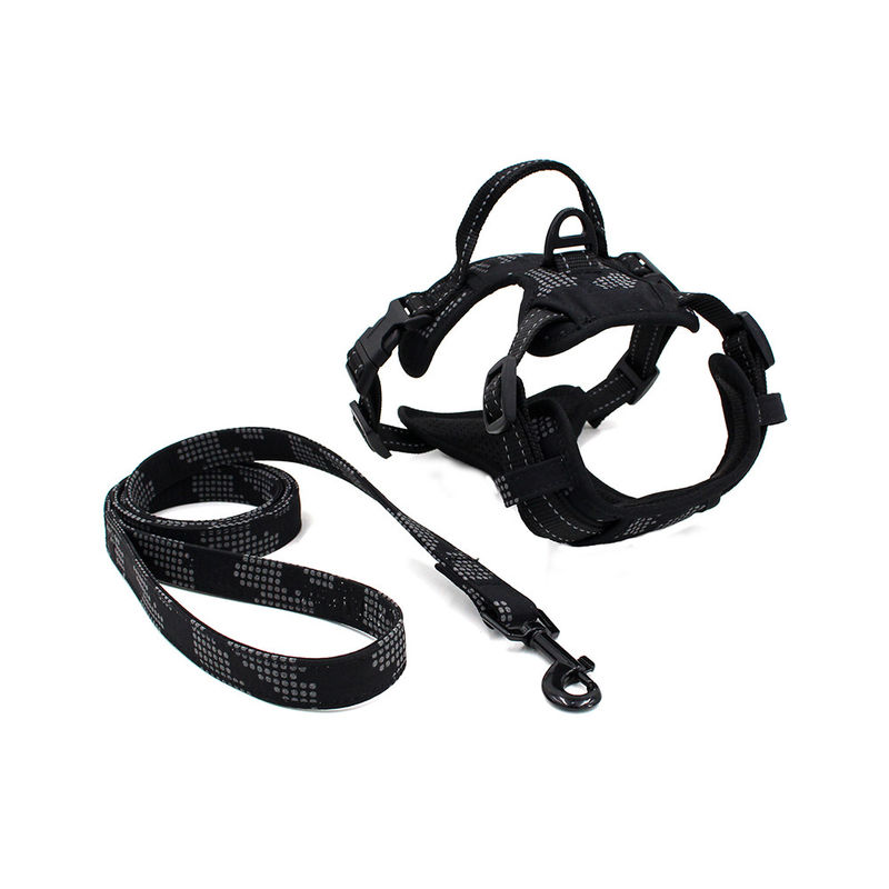 Moderne reflektierende Breathable weiche Luft Mesh Chest Strap Traction Rope stellte Hunde bekleiden Leine ein