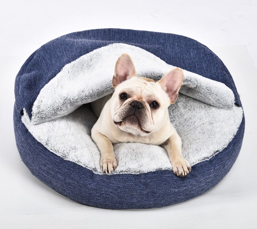 Antiwaschbares nicht Beleg-unteres Haustier-beruhigendes Bett angst-Hundebett-erstklassiges Plüsch-Nest Snuggler