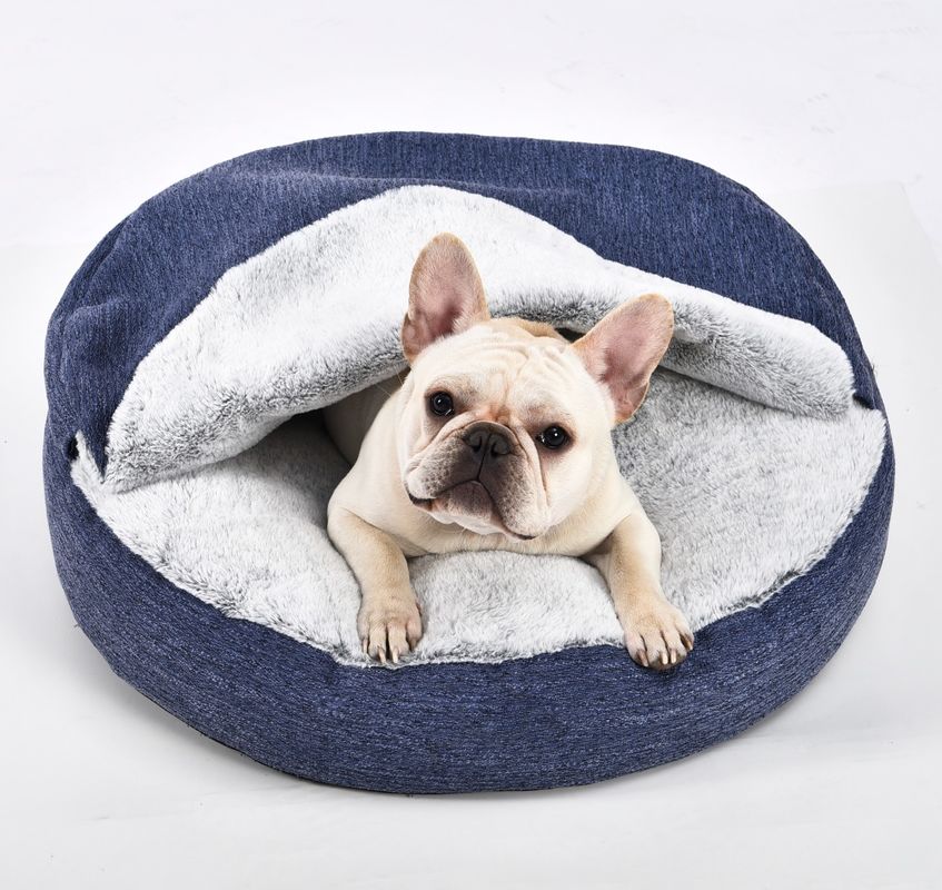 Antiwaschbares nicht Beleg-unteres Haustier-beruhigendes Bett angst-Hundebett-erstklassiges Plüsch-Nest Snuggler