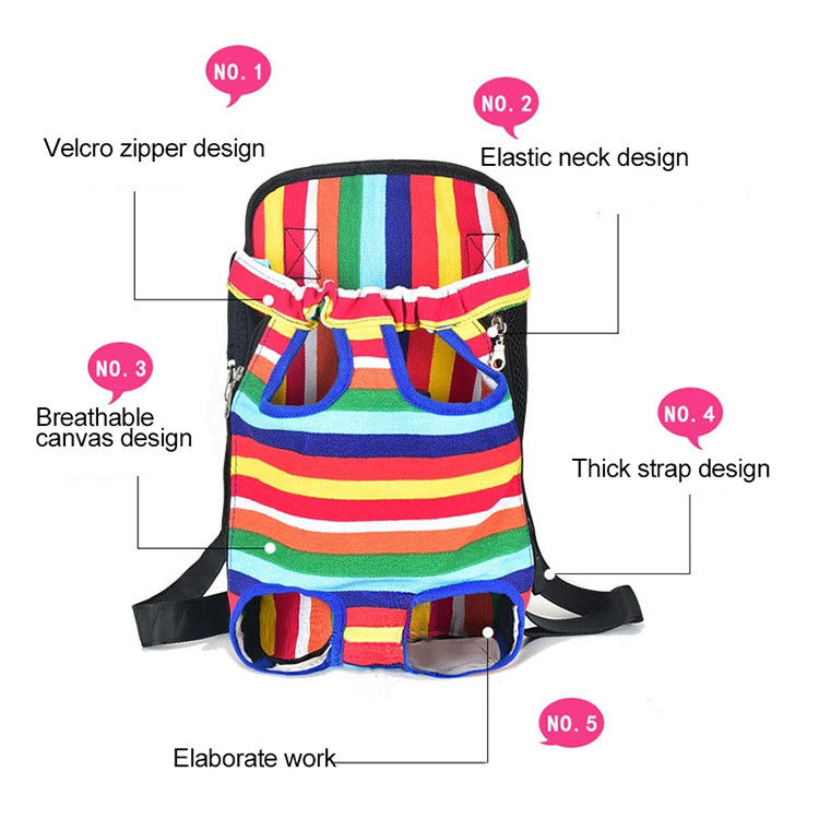 Beine aus Händen freier justierbarer Front Dog Carrier Backpack Travel für kleinen mittleren Welpen