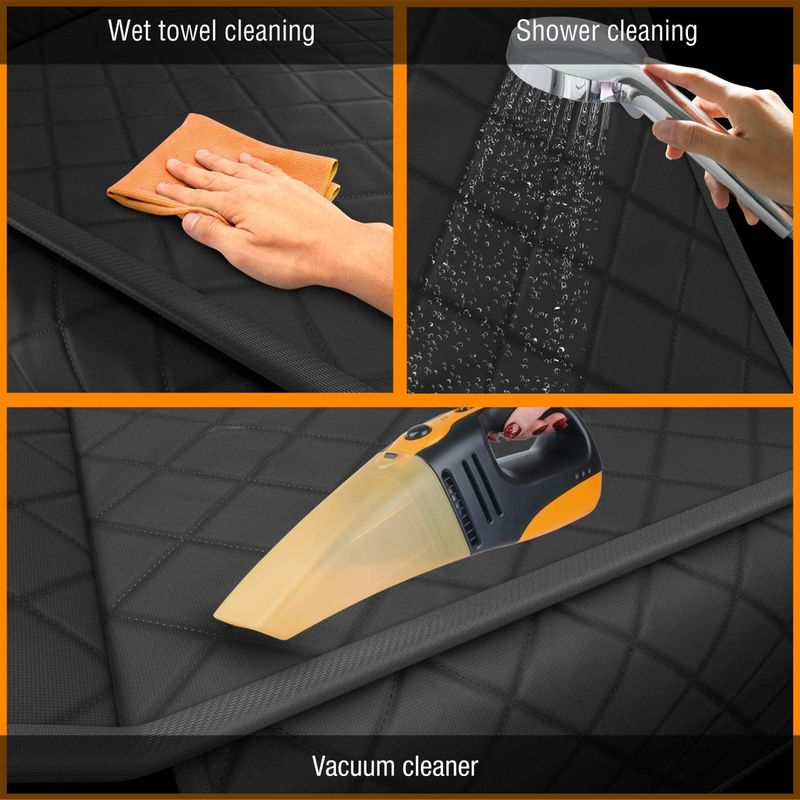 Fahrzeug angebrachte Hunderücksitz-Abdeckung Mat Black Waterproof 137*147cm